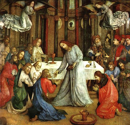 The Institution of the Eucharist, Joos van Ghent